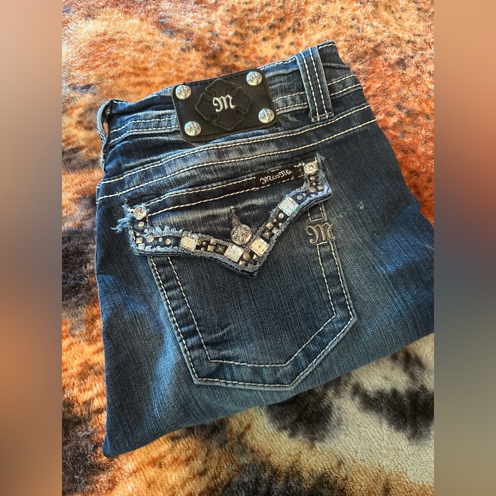 Miss Me Skinny Jeans size 34.